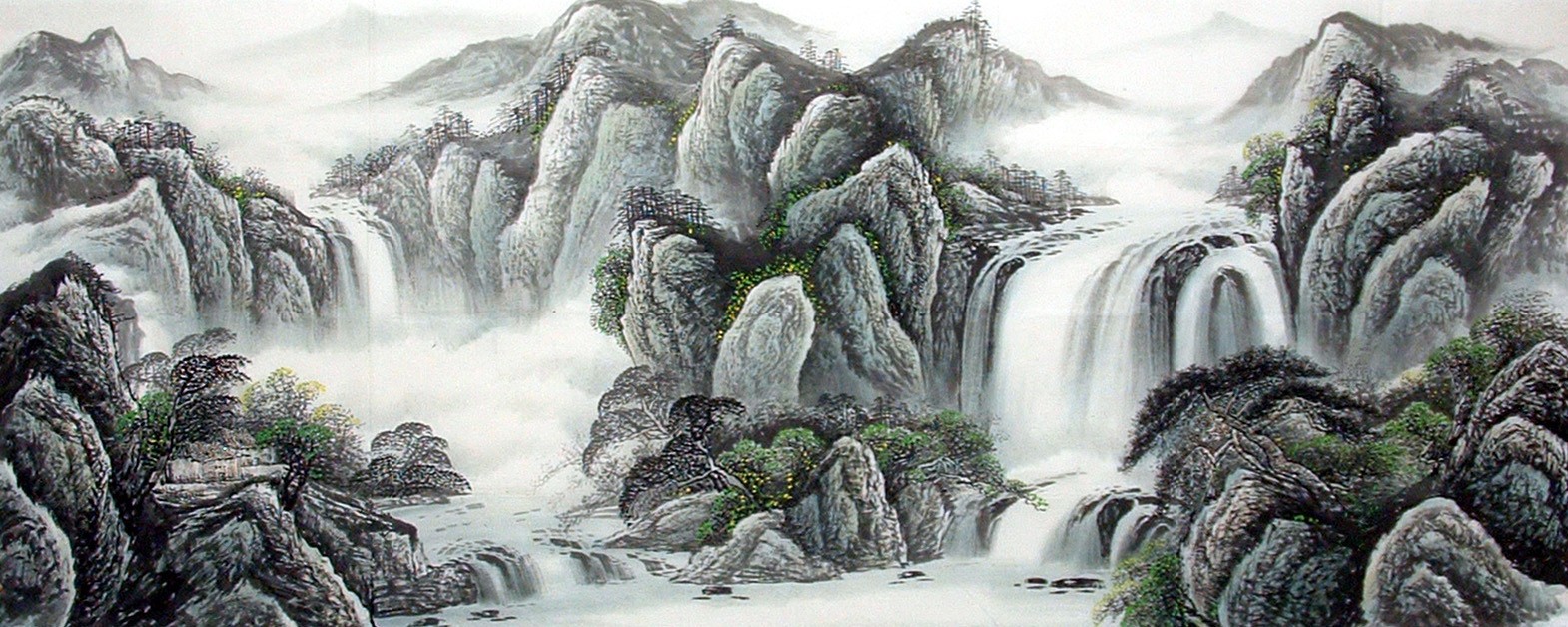 Chinese Landscape Painting - CNAG013556