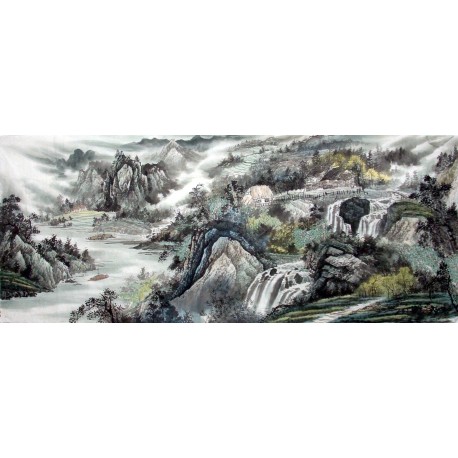 Chinese Landscape Painting - CNAG013557