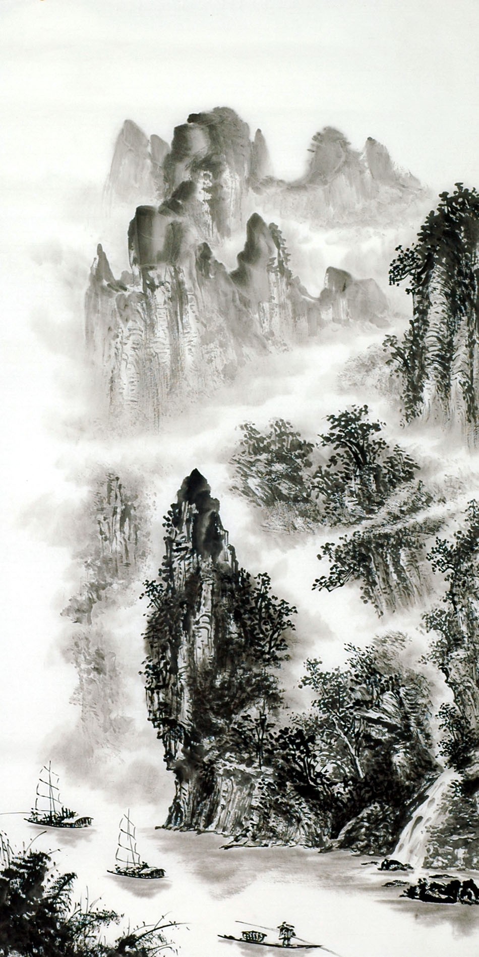 Chinese Landscape Painting - CNAG013560