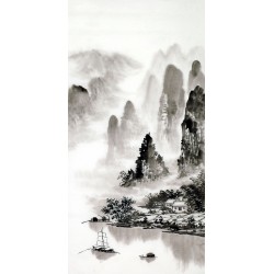 Chinese Landscape Painting - CNAG013561