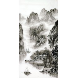 Chinese Landscape Painting - CNAG013577
