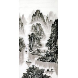 Chinese Landscape Painting - CNAG013578