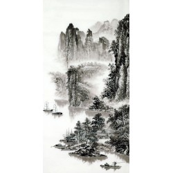 Chinese Landscape Painting - CNAG013579