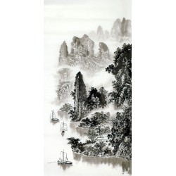 Chinese Landscape Painting - CNAG013580