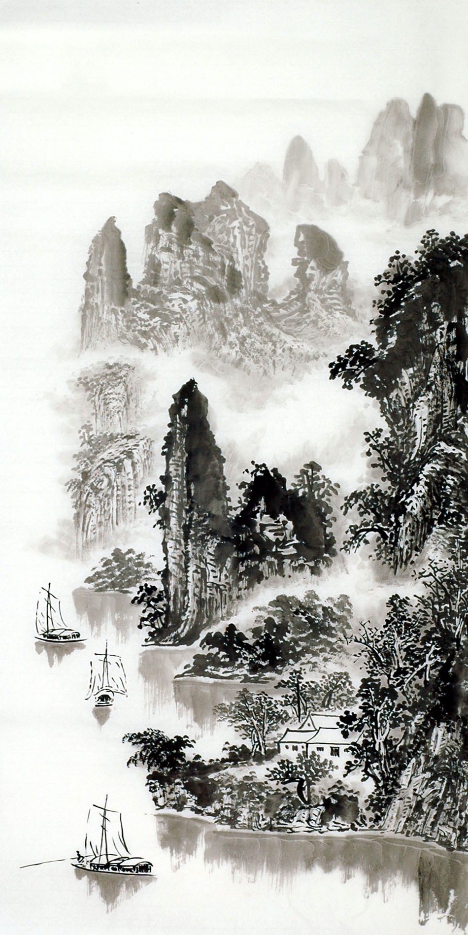 Chinese Landscape Painting - CNAG013580