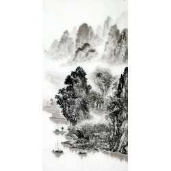 Chinese Landscape Painting - CNAG013582