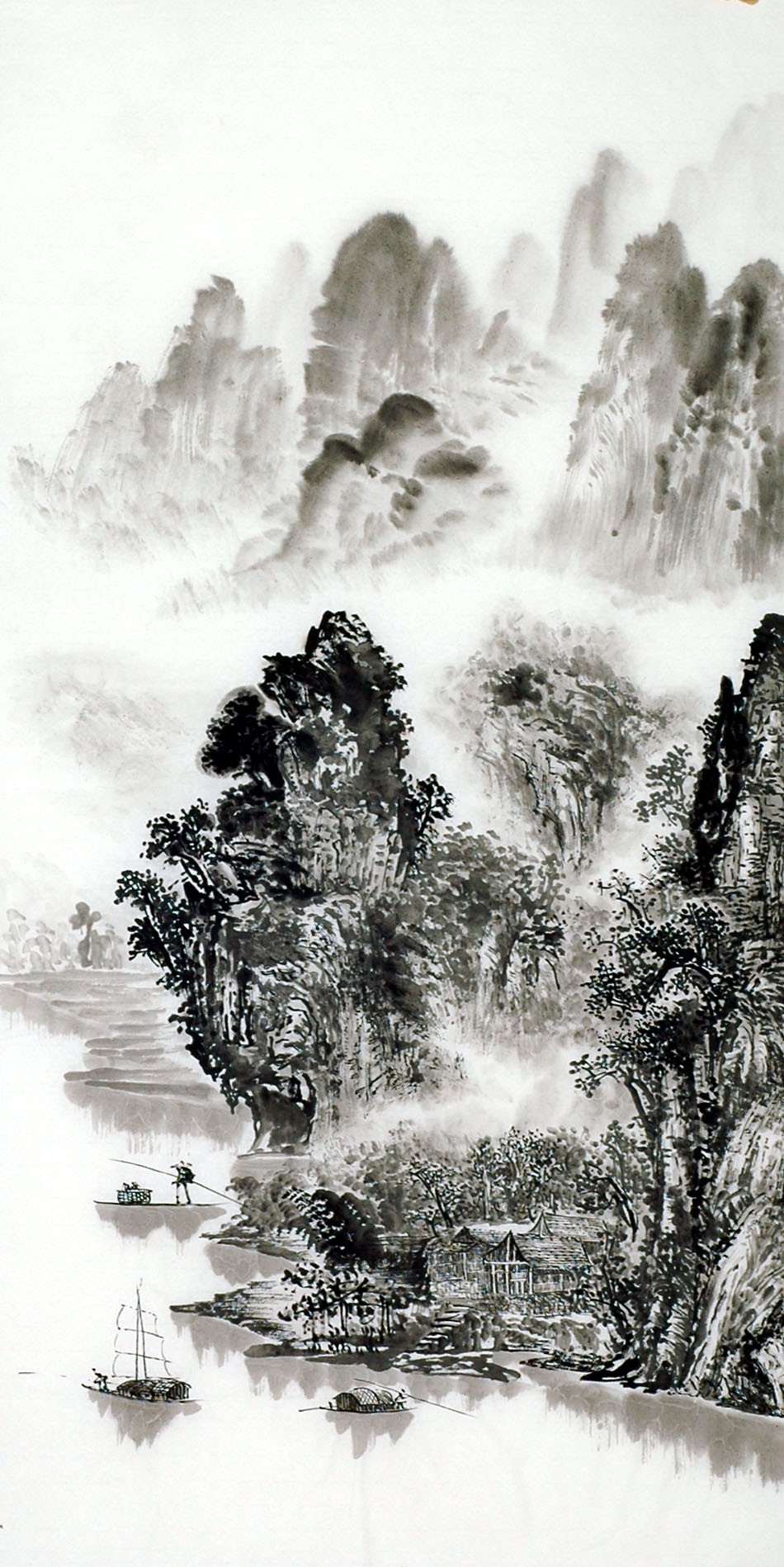 Chinese Landscape Painting - CNAG013582