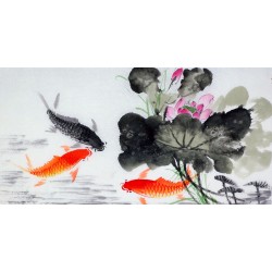 Chinese Fish Painting - CNAG013585