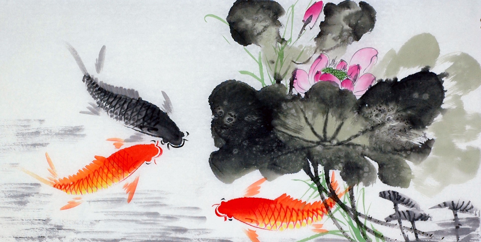 Chinese Fish Painting - CNAG013585