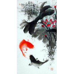Chinese Fish Painting - CNAG013590