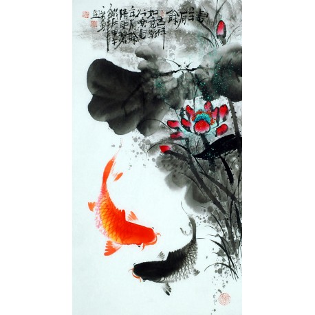 Chinese Fish Painting - CNAG013591