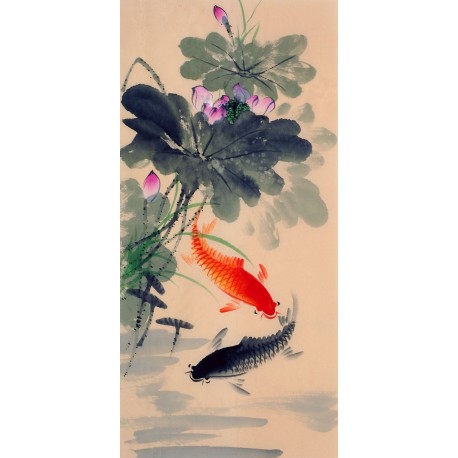 Chinese Fish Painting - CNAG013601
