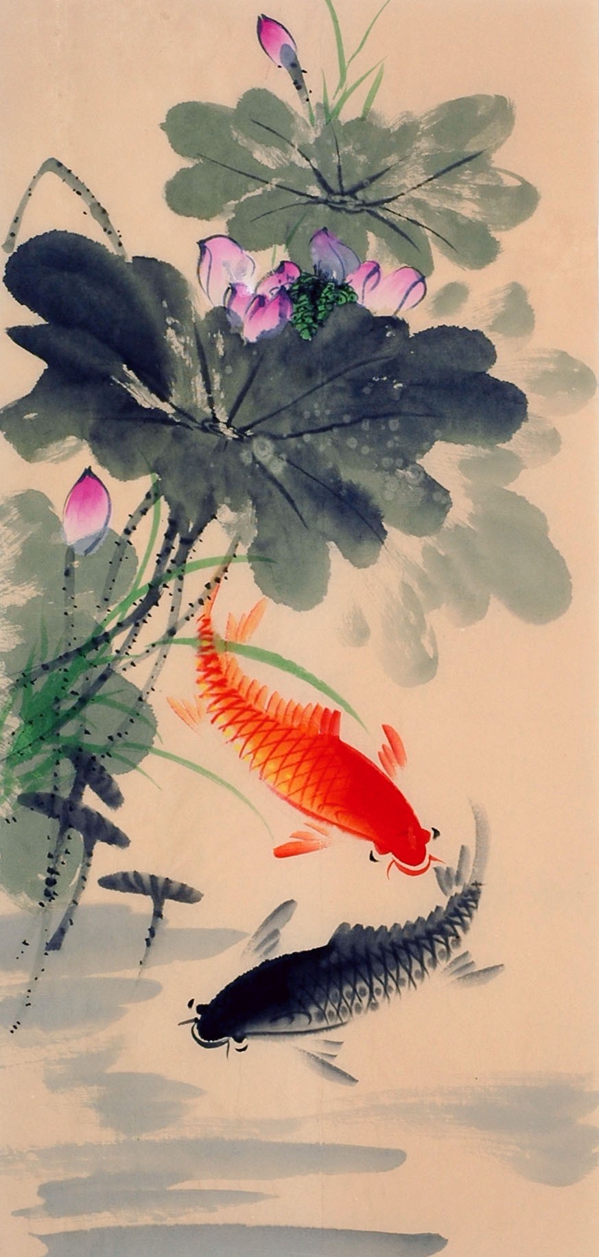 Chinese Fish Painting - CNAG013601