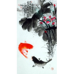 Chinese Fish Painting - CNAG013605