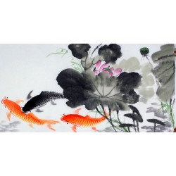 Chinese Fish Painting - CNAG013609