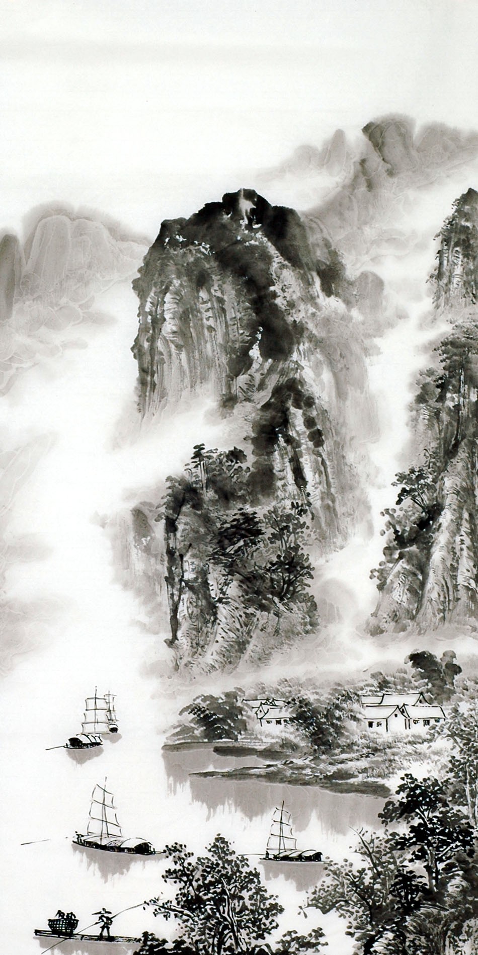 Chinese Landscape Painting - CNAG013610