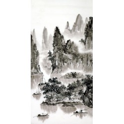 Chinese Landscape Painting - CNAG013613