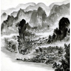 Chinese Landscape Painting - CNAG013615