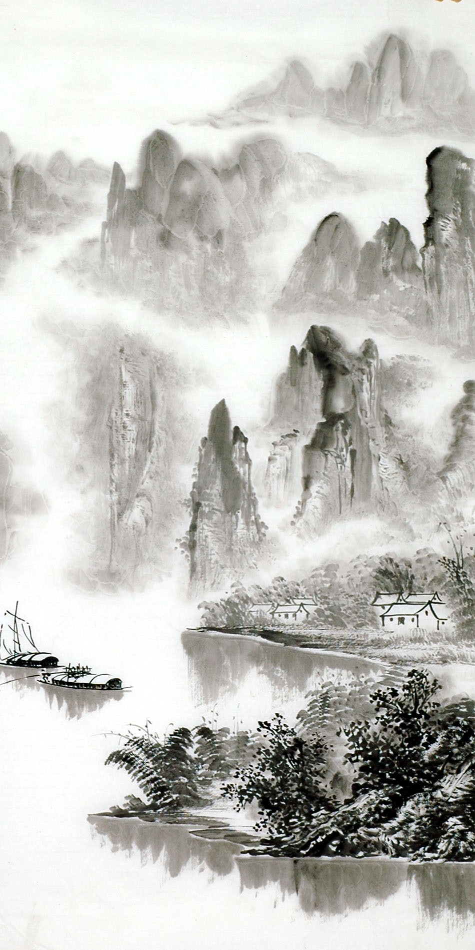 Chinese Landscape Painting - CNAG013618