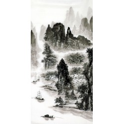 Chinese Landscape Painting - CNAG013619