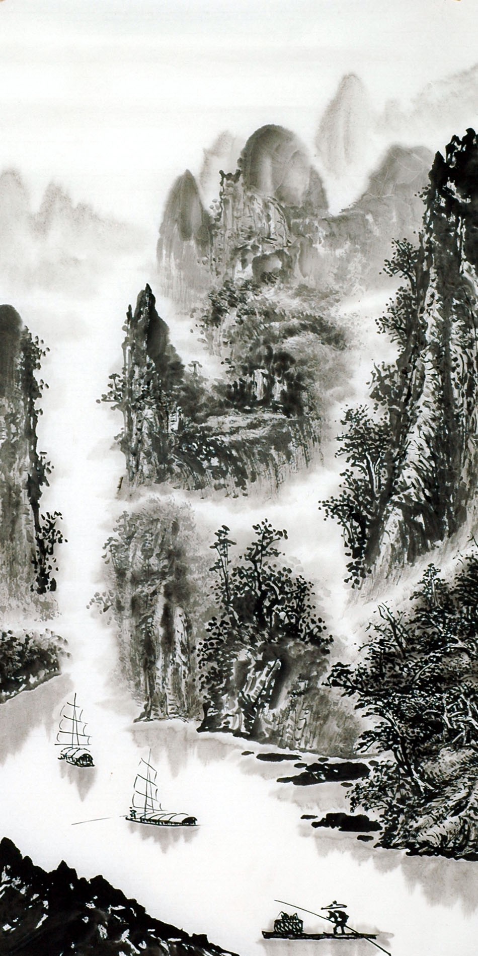 Chinese Landscape Painting - CNAG013620