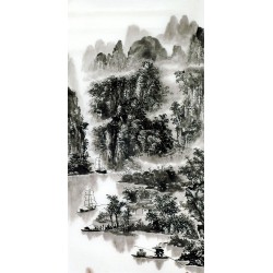Chinese Landscape Painting - CNAG013621