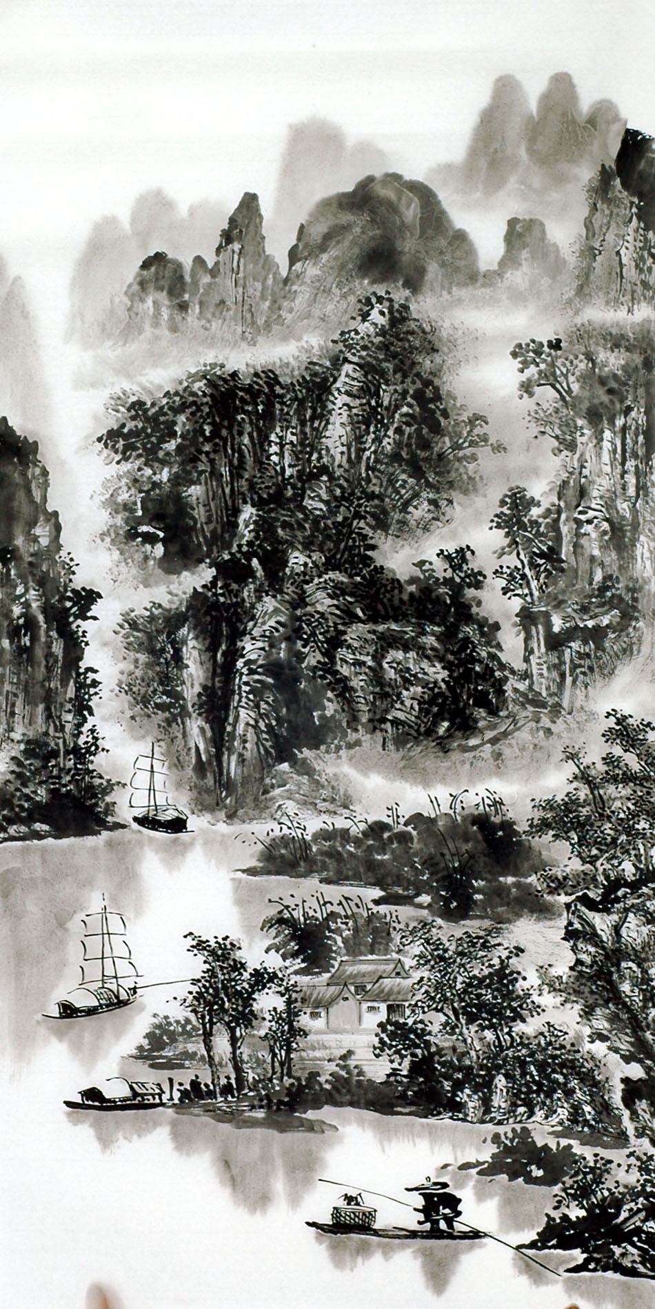 Chinese Landscape Painting - CNAG013621