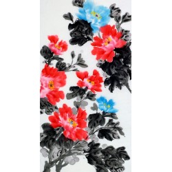 Chinese Peony Painting - CNAG013625