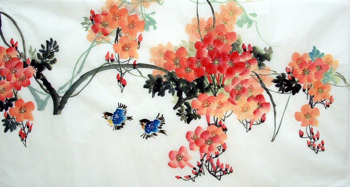 Chinese Flowers&Trees Painting - CNAG013630