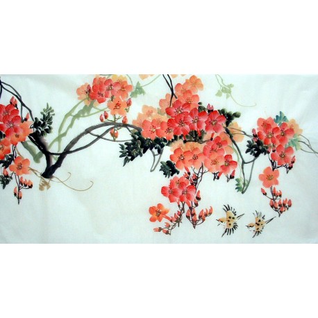 Chinese Flowers&Trees Painting - CNAG013634