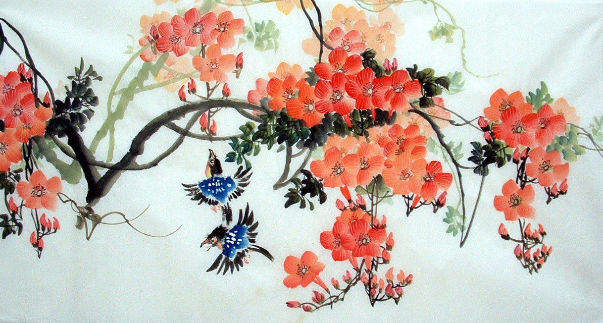 Chinese Flowers&Trees Painting - CNAG013637