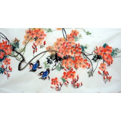 Chinese Flowers&Trees Painting - CNAG013640