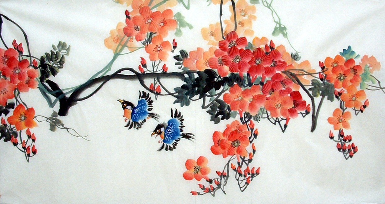 Chinese Flowers&Trees Painting - CNAG013641