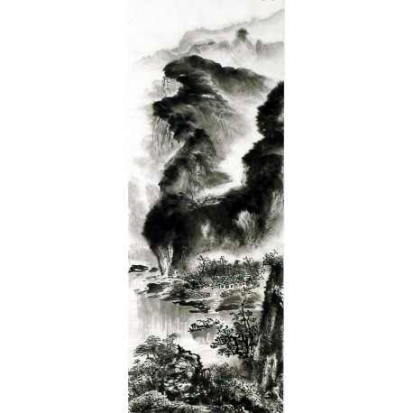Chinese Landscape Painting - CNAG013652