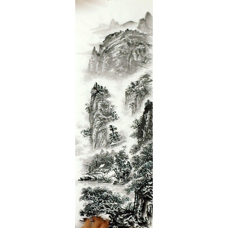 Chinese Landscape Painting - CNAG013679