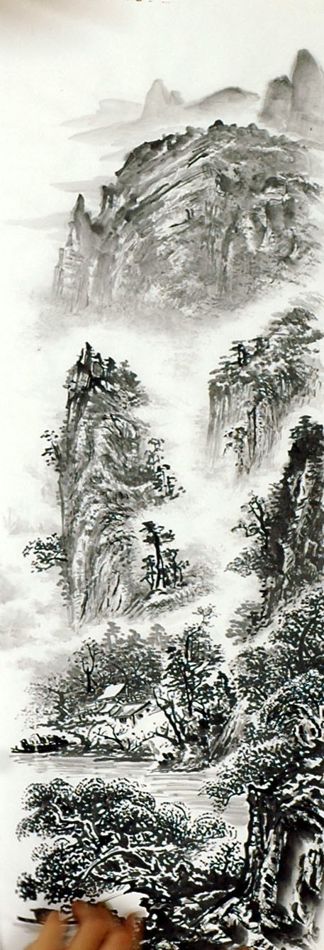 Chinese Landscape Painting - CNAG013679