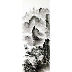 Chinese Landscape Painting - CNAG013682