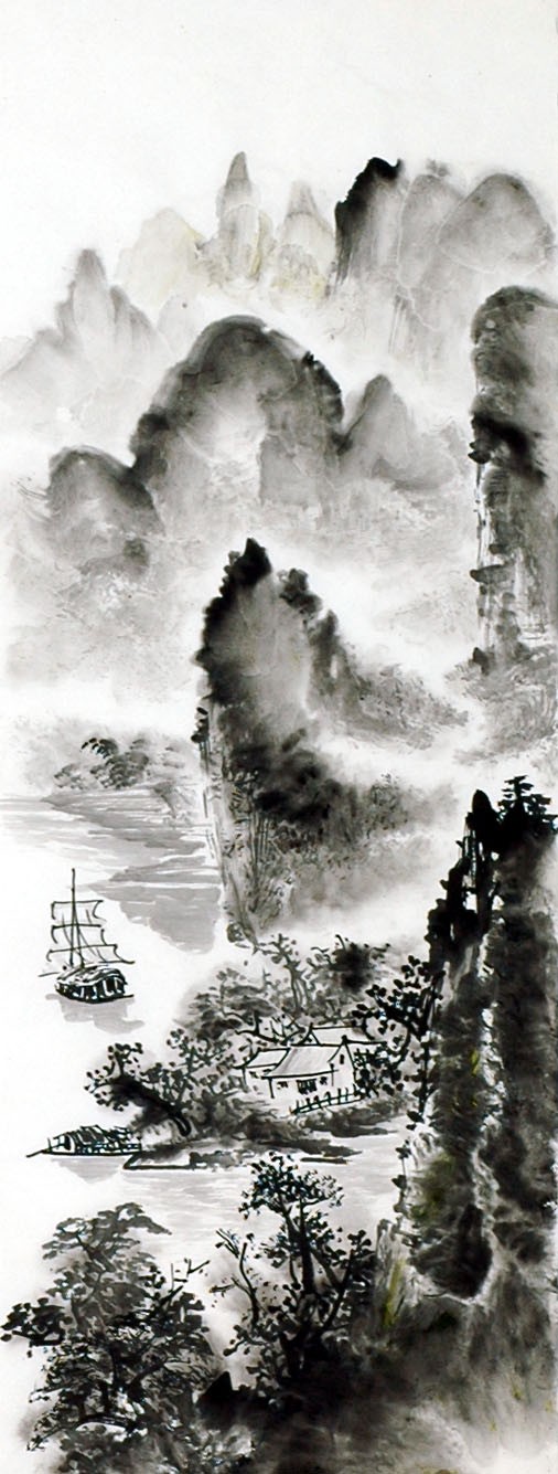 Chinese Landscape Painting - CNAG013682