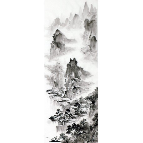 Chinese Landscape Painting - CNAG013689