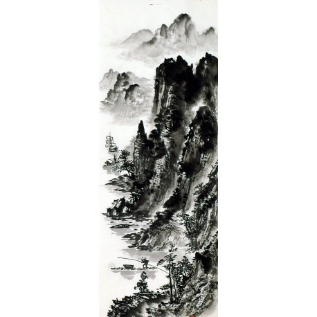 Chinese Landscape Painting - CNAG013693