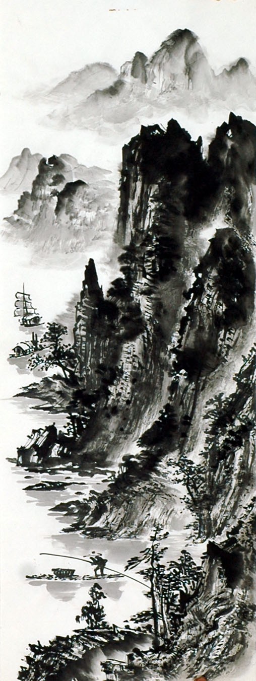 Chinese Landscape Painting - CNAG013693