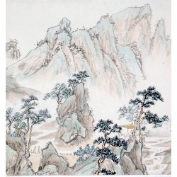 Chinese Landscape Painting - CNAG013719
