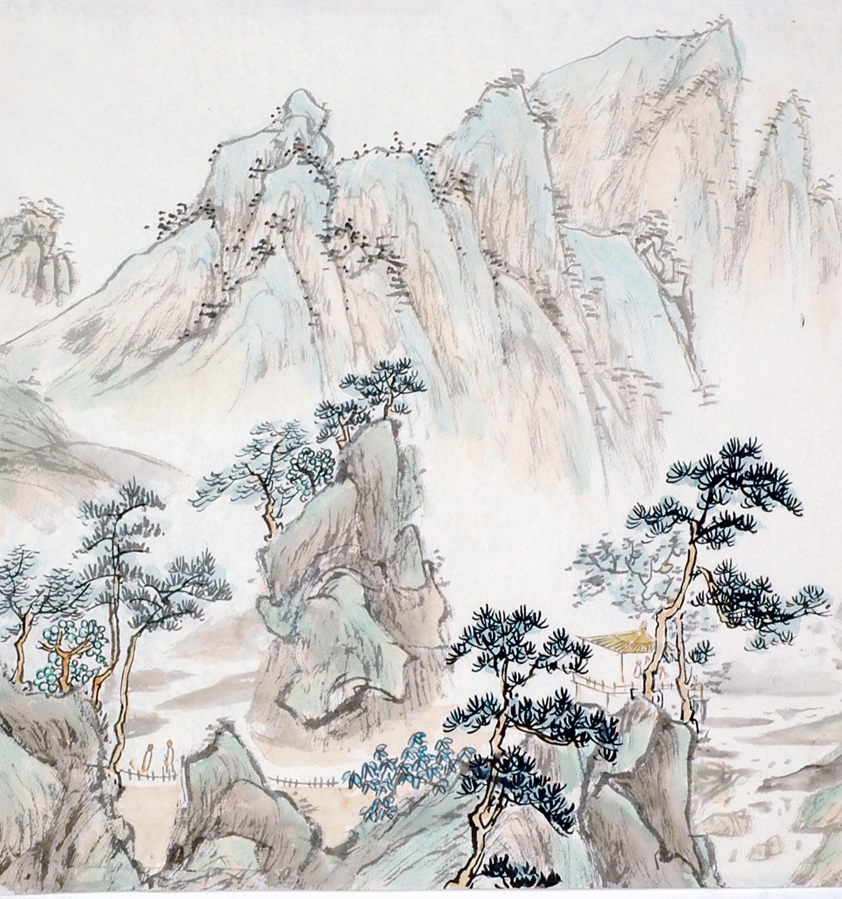 Chinese Landscape Painting - CNAG013719