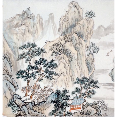 Chinese Landscape Painting - CNAG013720