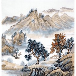 Chinese Landscape Painting - CNAG013721