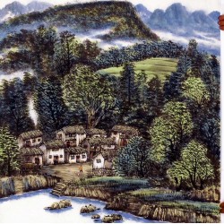Chinese Landscape Painting - CNAG013724