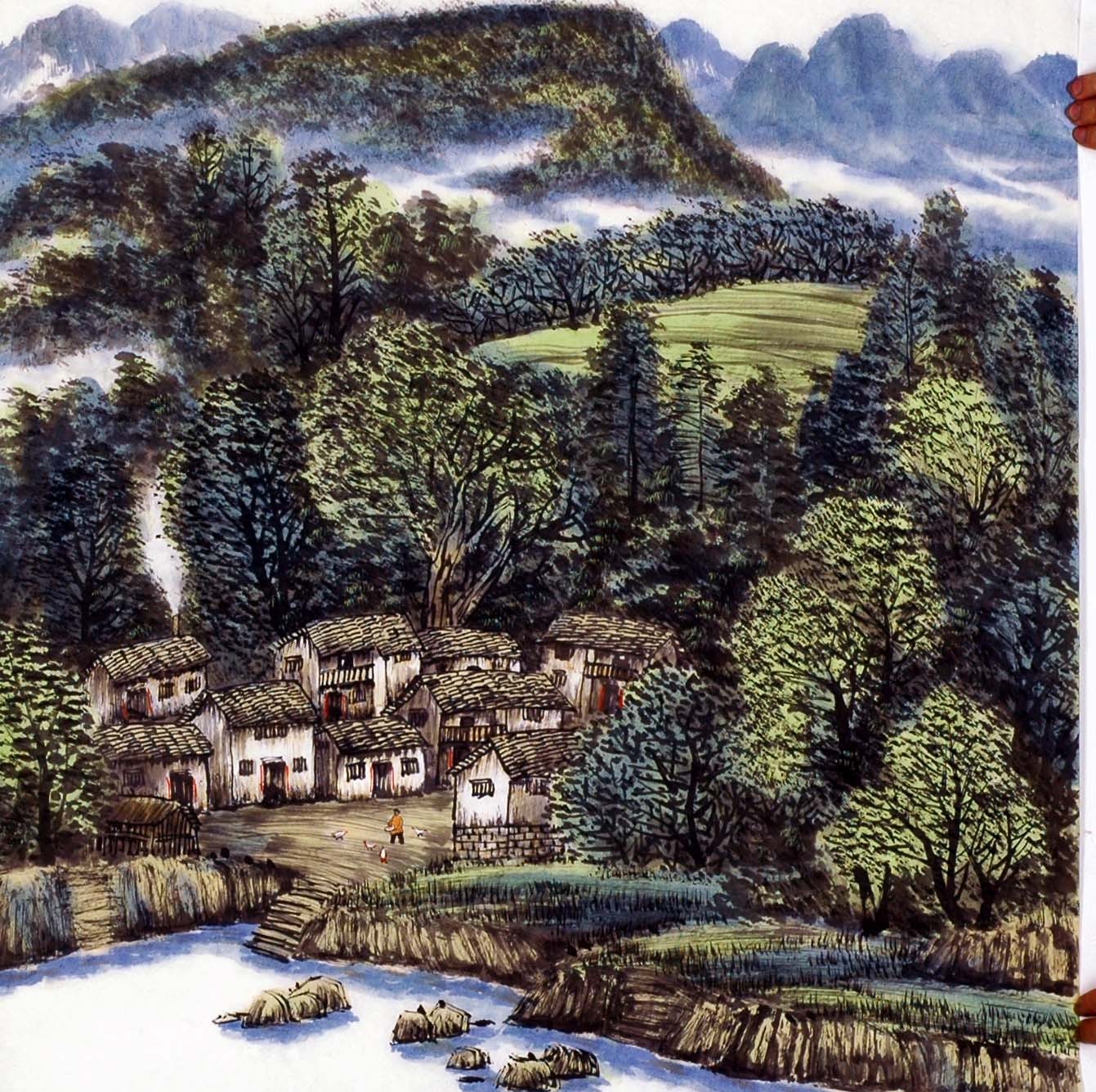 Chinese Landscape Painting - CNAG013724