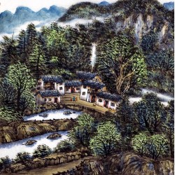 Chinese Landscape Painting - CNAG013725