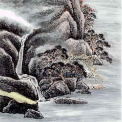 Chinese Landscape Painting - CNAG013726