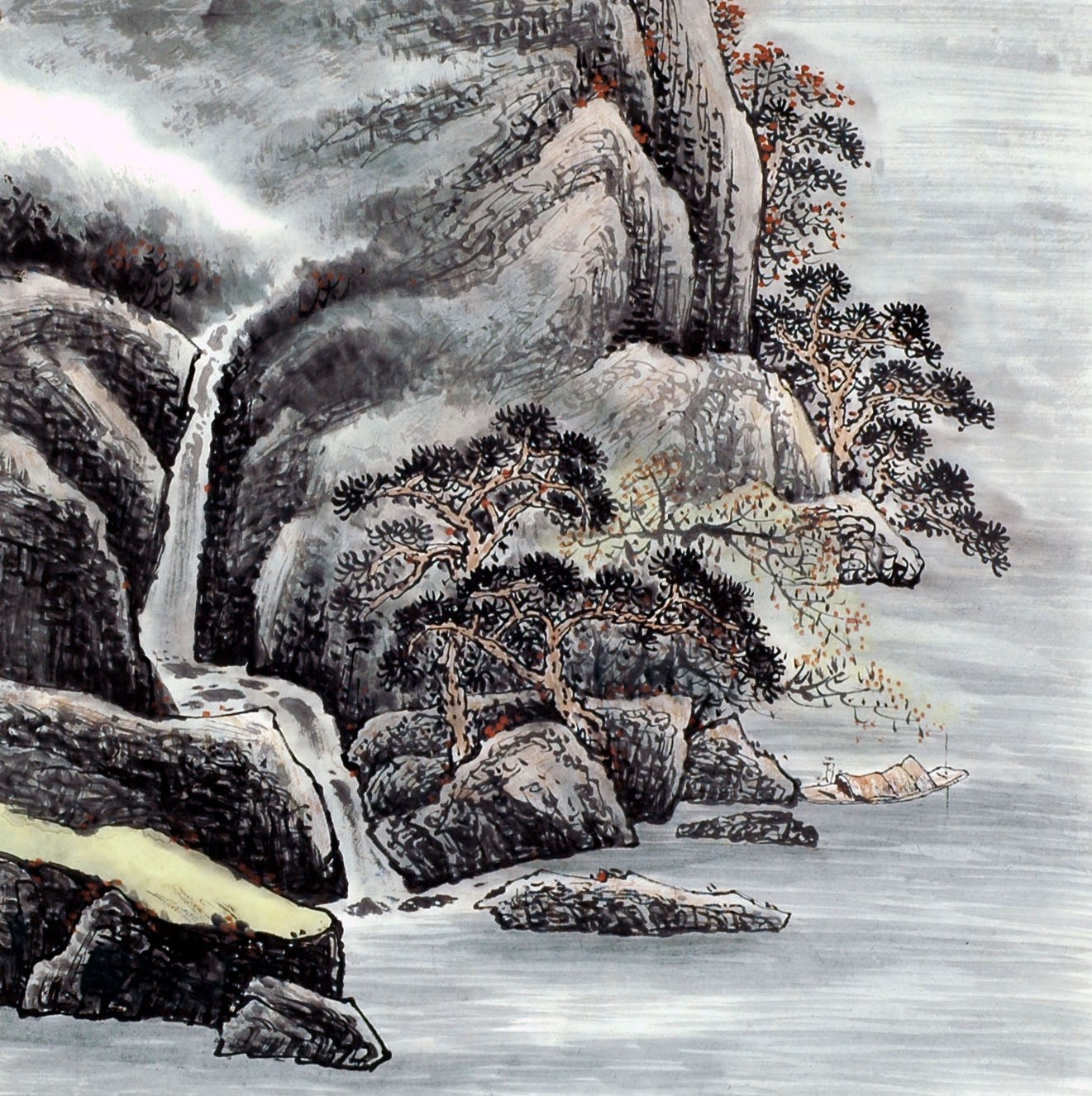 Chinese Landscape Painting - CNAG013726